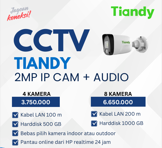 Tiandy IP Cam 2MP